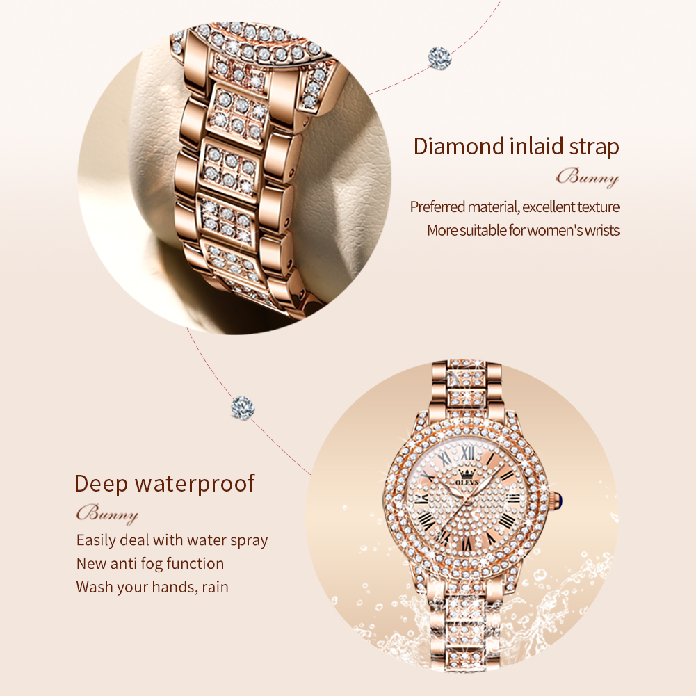 OLEVS 9943 Luxury All Diamond  - Jewelry Diamond Watches recensie en prijs