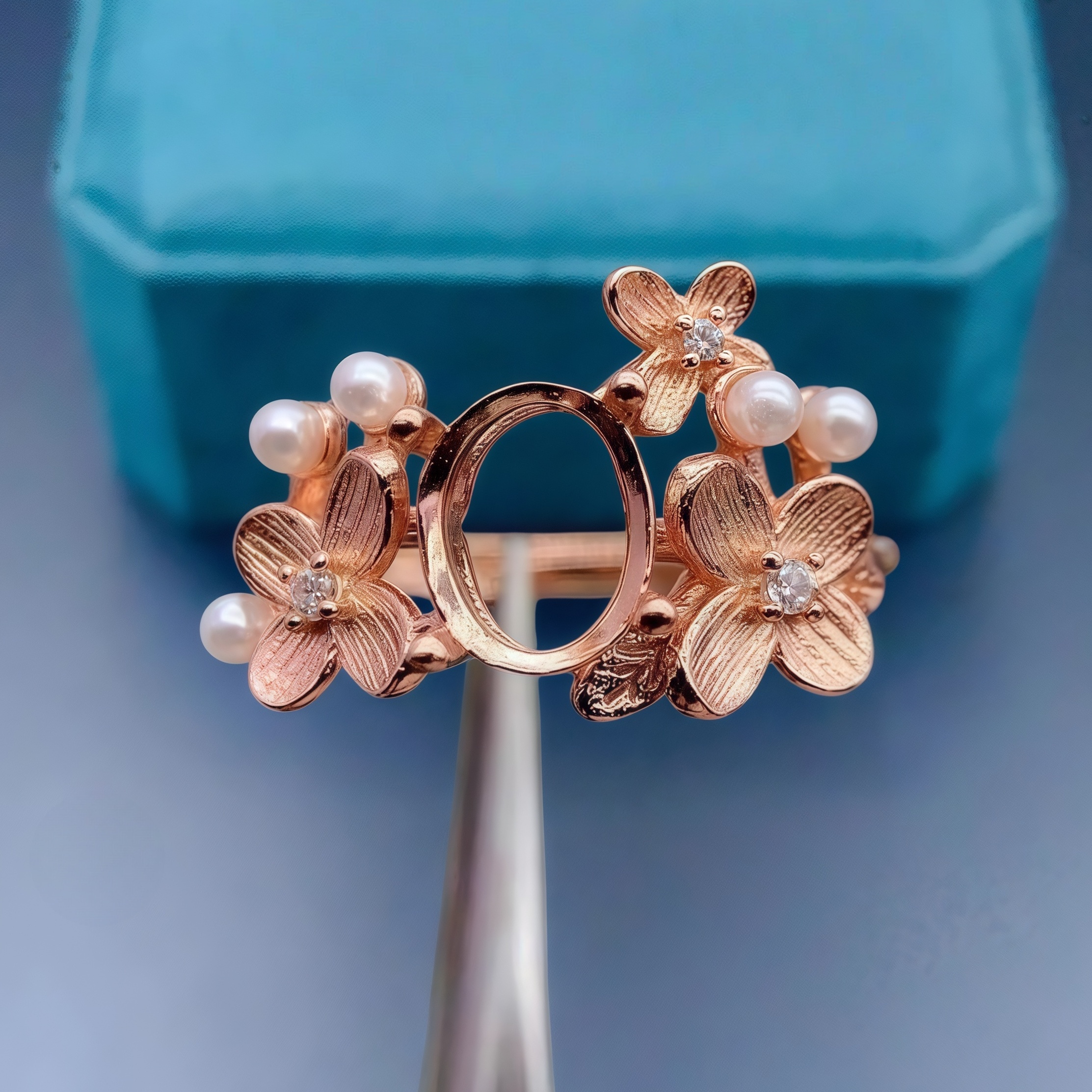 Setting 6*8mmEllipse Stone Fas - Sterling Silver Ring recensie en prijs