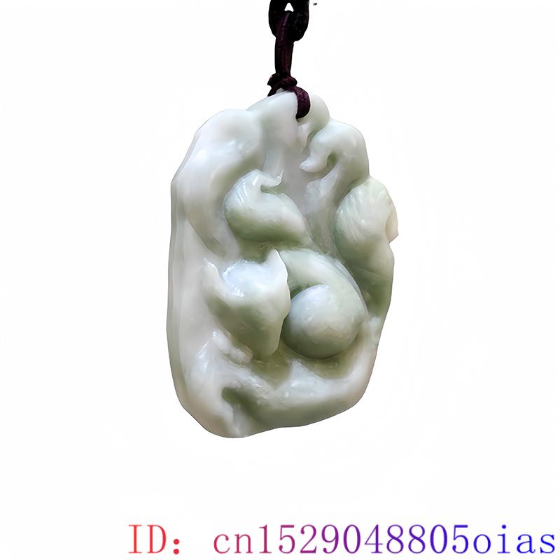 Natural Real Jade Fox Pendant  - Luxury Gifts Jewelry & Watches Namfleg Mostar recensie en prijs